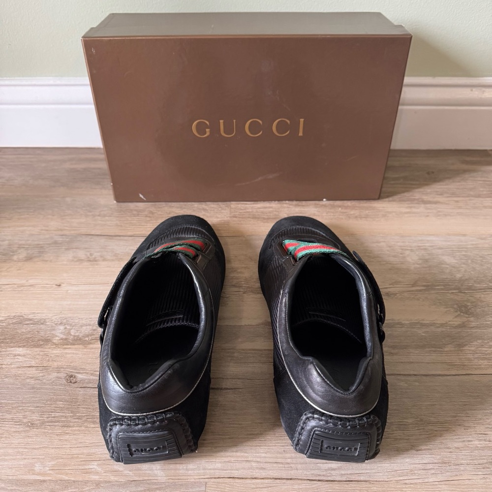 GUCCI Pelle S. Gomma Sneakers Men’s Size 9 - Picture 5 of 8